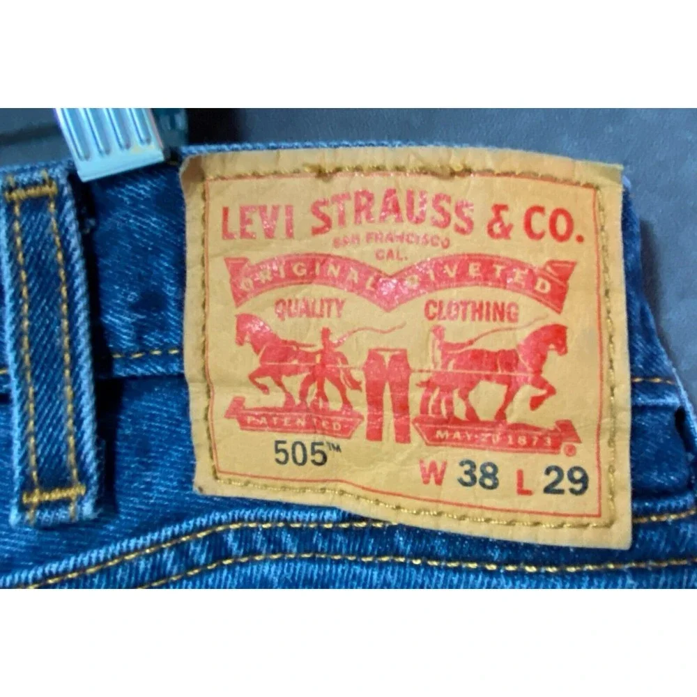 Denim Jeans Levi's 505 Blue Men’s 38X29